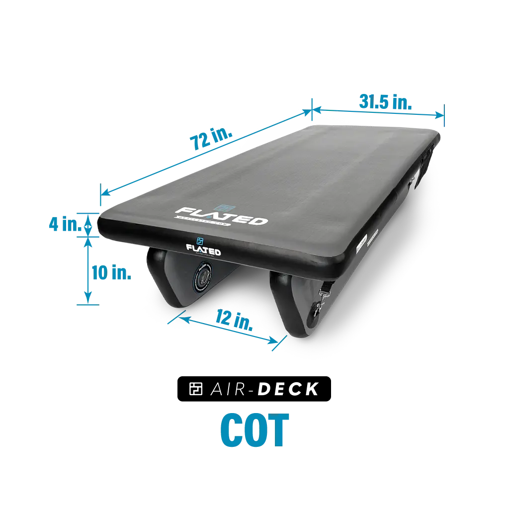 Air-Deck 6&#39; Cot FLATED